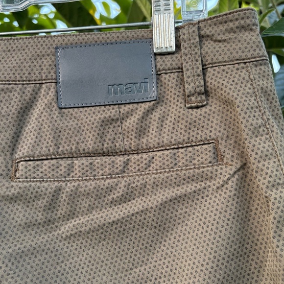 Mavi Men’s Olive Noah Stretch Flat Front 9” Shorts Size 34 - Picture 4 of 10